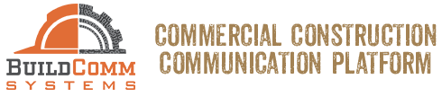 BuildComm Systems: Commercial Construction Communication Platform Logo